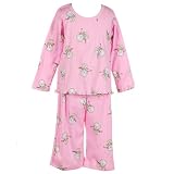 Little Girls Sleepwear PINK SNOWMAN Pajamas AT HOME PJ's Girl Fall Pajama 4-16