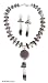 Amethyst and pearl jewelry set, 'Violet Enigma' 1 W 16.9 L