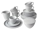 Arzberg-Porzellan 9600/00001/3102 Profi Kaffeeset - Sondersortierung, 20 teilig weiss