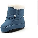 Kuner Newborn Baby Boys and Girls Waterproof Winter Warm Snow Boots Crib Shoes