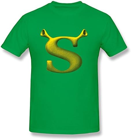 JUJ Shrek Men's Short Sleeve Tee Shirts ForestGreen XX-Large