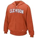 Nike Clemson Tigers Orange Classic Full Zip Hoody Sweatshirt