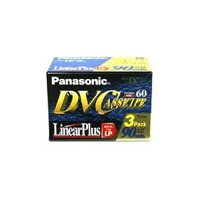 3Pk Panasonic 60Min Digital Mini Video Cassette Set - Model#: AY-DVM60EJ3P