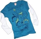 Peanuts Gang Layered Longsleeve Fitted Juniors T-Shirt