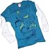 Peanuts Gang Layered Longsleeve Fitted Juniors T-Shirt