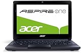 Acer Aspire One D270 25,7 cm (10,1 Zoll, matt) Netbook (Intel Atom N2600, 1,6GHz, 1GB RAM, 320GB HDD, Intel GMA 3600, Linux) schwarz