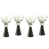 Set of 4 Prescott Shot Glasses - Black