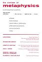 Review of Metaphysics