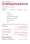 Review of Metaphysics