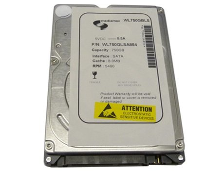 White Label 750GB 8MB w/1-Year Warranty