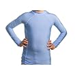 Kid's UV Rash Guard Shirt - L/S Carolina Blue