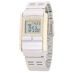 Casio #LA200WSG-9A Women's Futurist Chronograph Alarm LCD Watch