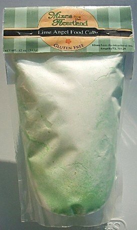 Gluten Free Lime Angel Food Cake 12oz bag (Case of 3) by Mixes From The Heartland, Inc.