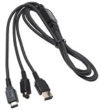 Pelican Link Cable in Black (Game Boy, Pocket Game Boy, Game Boy Color)