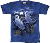 Snowy Owls T-shirt 100% Cotton TEENS and ADULTS Short Sleeve Shirt