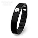 Power Ionics IDEA BAND 3000ions/cc 4IN1 Tourmaline Titanium Germanium F.I.R Sports Bracelet Wristband/066 (Black/Gray)
