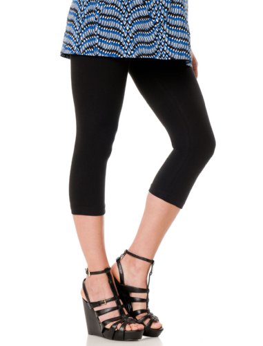 Motherhood Secret Fit Belly(r) Maternity Crop Leggings