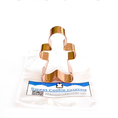 Gingerbread Man Cookie Cutter - Copper