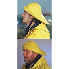 S�dwester gelb 100% wasserdicht mit Sturmband von Modas