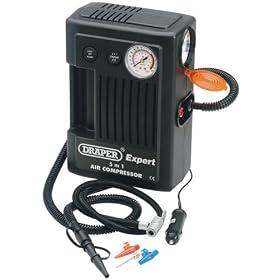 Draper Expert 69164 5 in 1 Air Compressor 12V DC