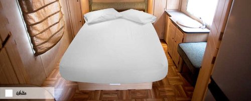 600 Thread Count 1 PC Fitted Sheet 100% Egyptian Cotton Solid White California King 15