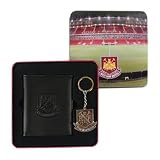 West Ham United FC. Leather Wallet and Keyring Tin Set