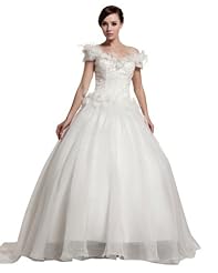  Satin  Beaded  Ball Gown Prom Dress  With Pearls