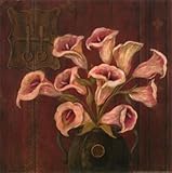 IMAGE OF Facing Future I Beautiful MUSEUM WRAP CANVAS Print with Added BRUSHSTROKES Jo Moulton 12x12