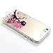 iPhone 5 Case,iPhone 5S Case, LUOLNH Perfect Fit Angel Girl Flower Fairy Design Pattern painting TPU Clear Transparent Protective Back Cover Case Protector Skin Case Cover for iPhone 5/ 5s