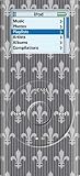 Fleur-de-lis - Apple iPod nano 2G (2nd Generation) 2GB 4GB 8GB Hard Case iJacket - Shock Absorbent Hard Protective Faceplate Cover + FREE Rotating Belt Clip Holster + FREE Lanyard + FREE Screen Protector