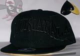 Louisiana "All Black Everything" Series Snapback Hat Cap
