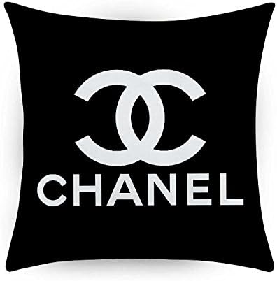 Chanel Black Design Pillow Case Two Side (20 x 20 Inches)
