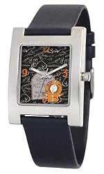 South Park Men's D1526S060 Kuban Collection Kenny Black Leather Watch