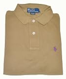 Polo Ralph Lauren Men Classic Fit Pony Logo T-shirt (Large, Raw umber)