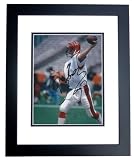 Boomer Esiason Autographed/Hand Signed Cincinnati Bengals 8x10 Photo BLACK CUSTOM FRAME