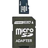 Dane-Elec 16 GB Class 2 microSDHC Flash Memory Card with SD Adapter DA-2IN1-16G-R