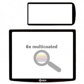 GGS DSLR LCD Optical Glass Screen Protector for Sony Alpha A350 and A300 Cameras