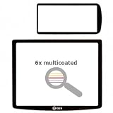 LCD Glas-Protektor Displayschutz f�r Nikon D300 (aus Echtglas)von "Delamax"