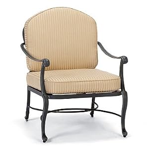 Villette Outdoor Lounge Chair with Cushions - Sand - Frontgate, Patio Furniture