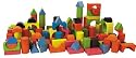 HEROS 100088001 - Holzbausteine Happy Colours 75