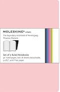 Moleskine Volant Notebook Ruled, Pink Large: Set of 2