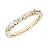 0.27ct. Pave Channel Set Diamond Wedding Anniversary Band Ring Style 14K Yellow Gold (SI Clarity, G Color)