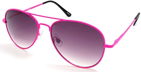 Unisex Aviator Neon Classic Sunglasses - Mambo Madness Neon Shades