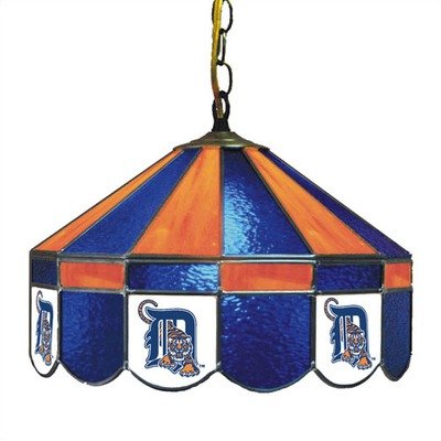 Detroit Tigers Stained Glass Pub Light Style: Swag