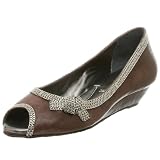 BCBGMAXAZRIA Women's Thea Demi Wedge Peep Toe