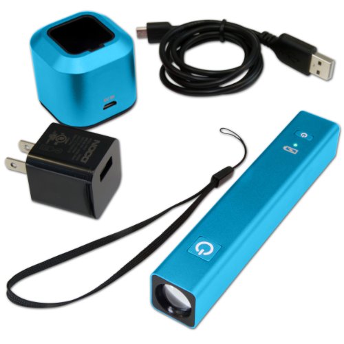 ChargeLight CL3 Blue Bundle USB Charging Station + UltraBright USB