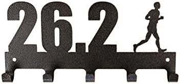 10 inch 5 hook 26.2 Man Charcoal Medal Holder
