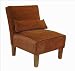 Skyline Furniture 5705VB - Armless Chair in Velvet Brown