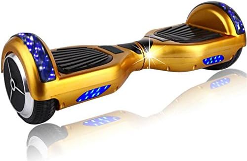 adsen(TM)Bluetooth Two Wheels Self Balance Smart Electric Skateboard Scooter for Sports and Entertainment with Bluetooth Speaker and Carrying Bag (6.5 Gold B)
