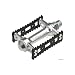 MKS Stream Pedal Silver Flat Cages